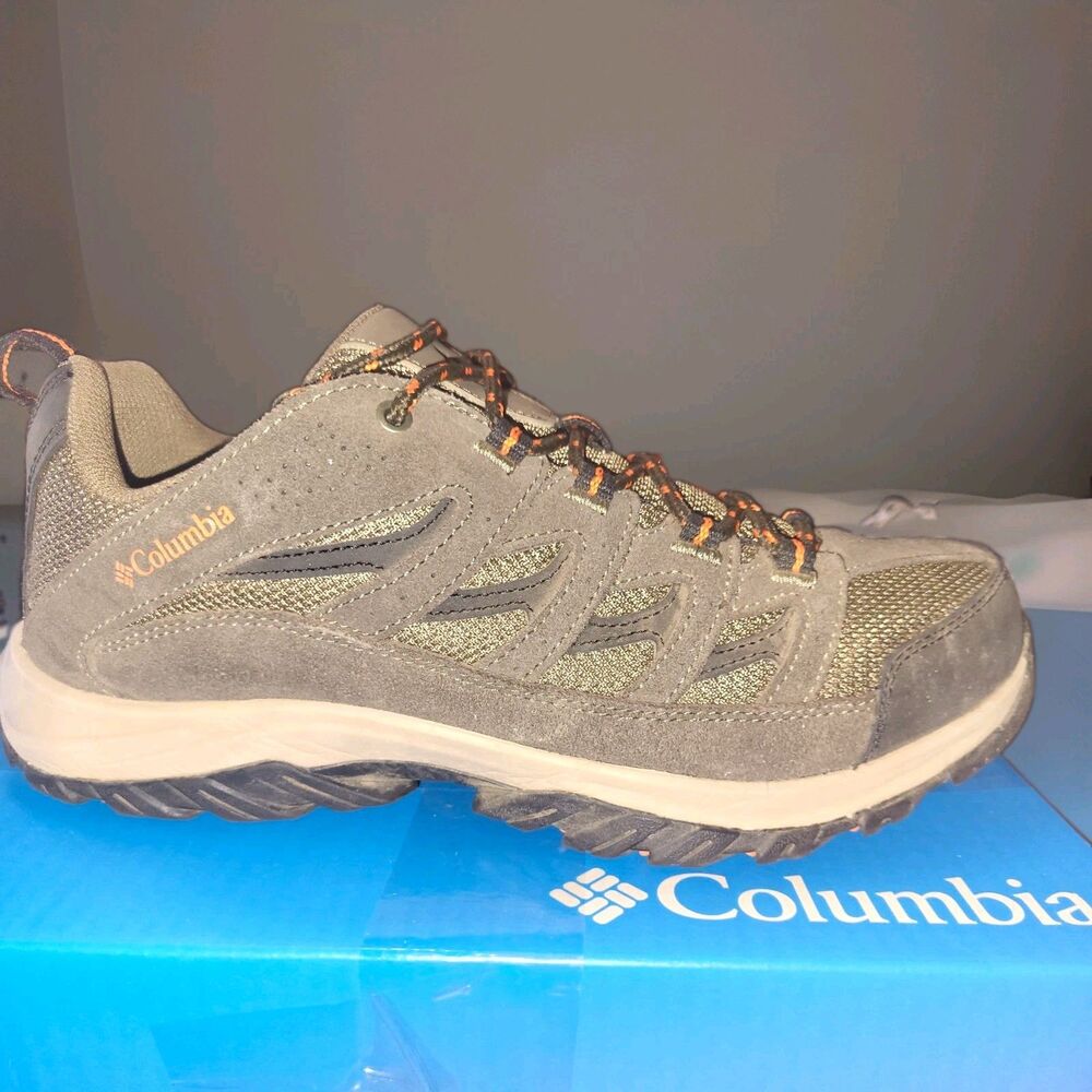Columbia Crestwood Men's Hiking Shoes Camo Brown Size 10.5